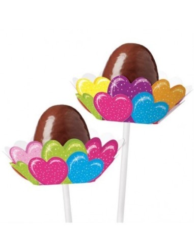 AVVOLGI CAKE POPS CON ARRICCIATURA A CUORE 8PZ