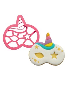 TAGLIAPASTA MASCHERA CARNEVALE UNICORNO IN PLASTICA 1 PZ 2
