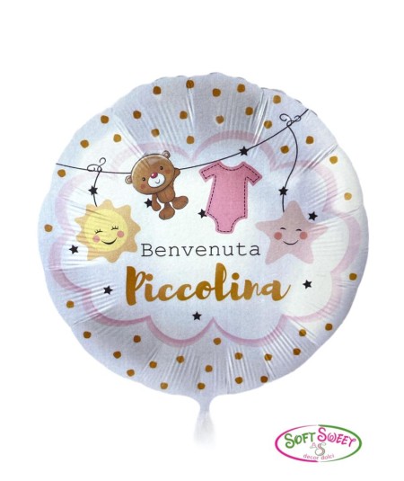 PALLONCINO FOIL GLOBO BUON COMPLEANNO RAINBOW 43 CM