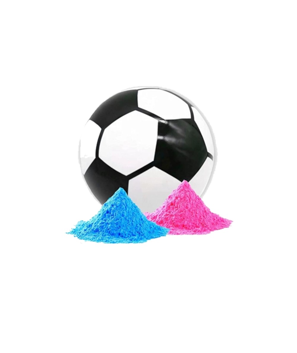 PALLONE DA CALCIO PER GENDER REVEAL FEMMINA CON POVERE 100 GR