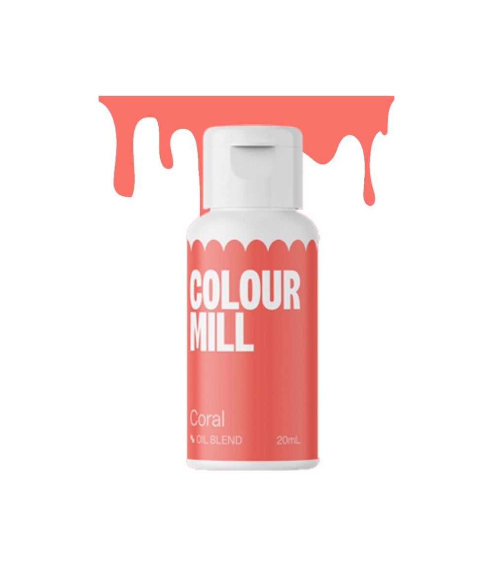 COLORANTE LIPOSOLUBILE ALIMENTARE COLOUR MILL CORAL 20 ML