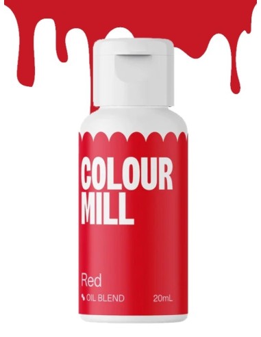 COLORANTE LIPOSOLUBILE ALIMENTARE COLOUR MILL RED 20 ML