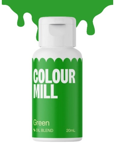 COLORANTE LIPOSOLUBILE ALIMENTARE COLOUR MILL GREEN 20 ML