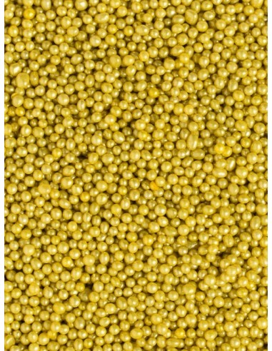 MICRO PERLE DI ZUCCHERO ORO 2MM 1 KG