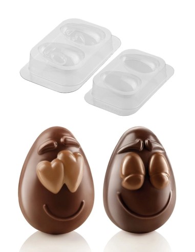 STAMPO SMILING EGGS UOVO KIT TERMOFORMATO 82X77X107H MM