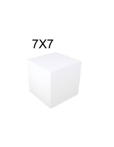 CUBO PICCOLO IN POLISTIROLO 7X7H 6PZ