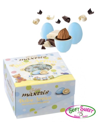 CONFETTI MAXTRIS DOLCE ARRIVO CELESTE 500 GR