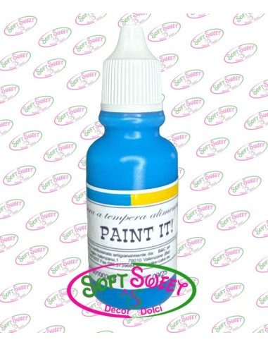 COLORANTE A TEMPERA ALIMENTARE PAINT IT AZZURRO 18 GR