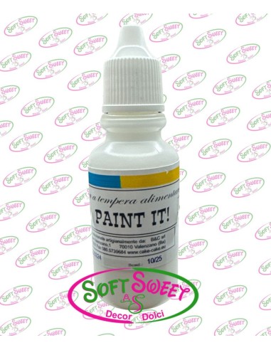 COLORANTE A TEMPERA ALIMENTARE PAINT IT BIANCO 18 GR