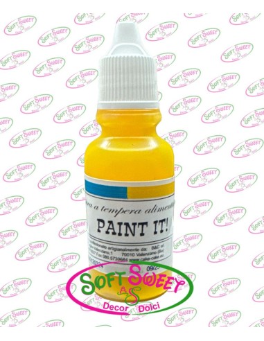 COLORANTE A TEMPERA ALIMENTARE PAINT IT GIALLO 18 GR