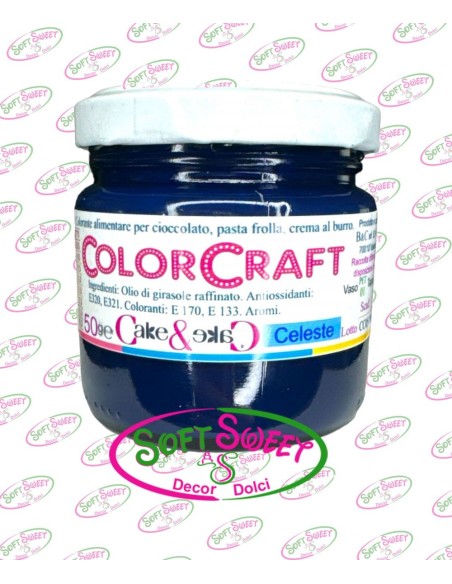 COLORANTE IN PASTA COLOR CRAFT CELESTE 50 GR