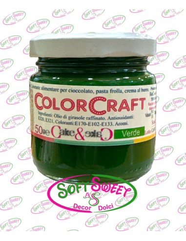 COLORANTE IN PASTA COLOR CRAFT VERDE 50 GR