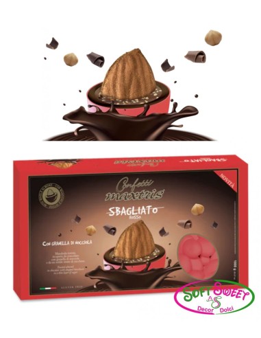 CONFETTI MAXTRIS SBAGLIATO ROSSO 1 KG