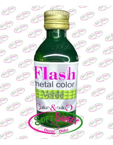 COLORANTE LIQUIDO METAL COLOR FLASH VERDE 50 ML