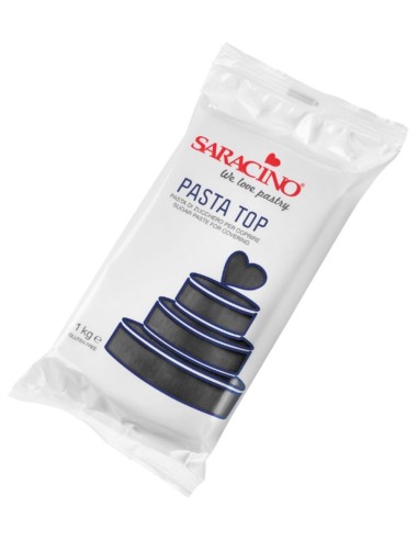 PASTA DI ZUCCHERO TOP SARACINO NERA 1KG