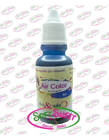 COLORANTE PER AEROGRAFO AIR COLOR BLU 50 ML