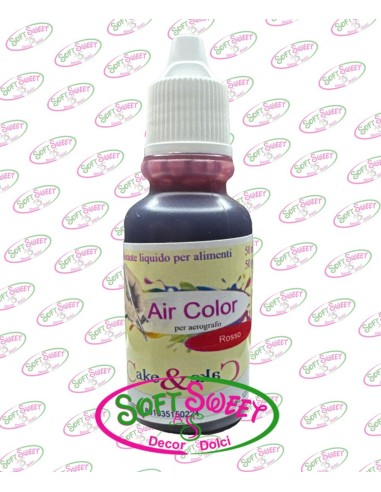 COLORANTE PER AEROGRAFO AIR COLOR ROSSO 50 ML