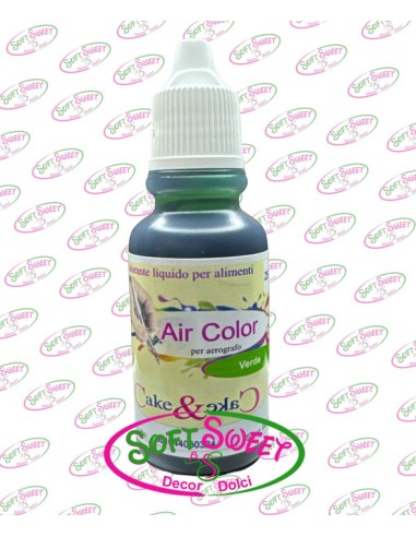 COLORANTE PER AEROGRAFO AIR COLOR VERDE 50 ML