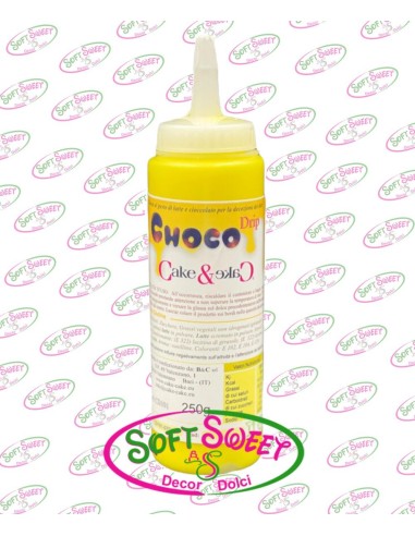 GLASSA CHOCO DRIP GIALLO 250 GR