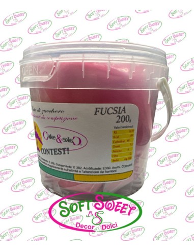 PASTA DI ZUCCHERO MODEL CAKE&CAKE CONTEST FUCSIA 200 GR