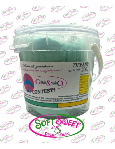 PASTA DI ZUCCHERO MODEL CAKE&CAKE CONTEST TIFFANY 200 GR