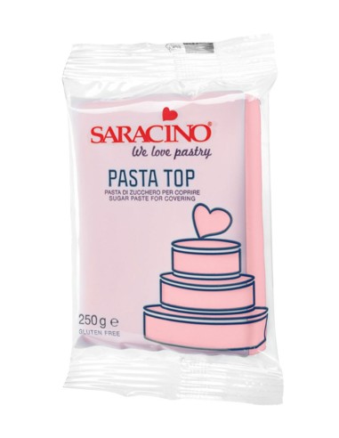 PASTA DI ZUCCHERO TOP SARACINO ROSA BABY 250 GR