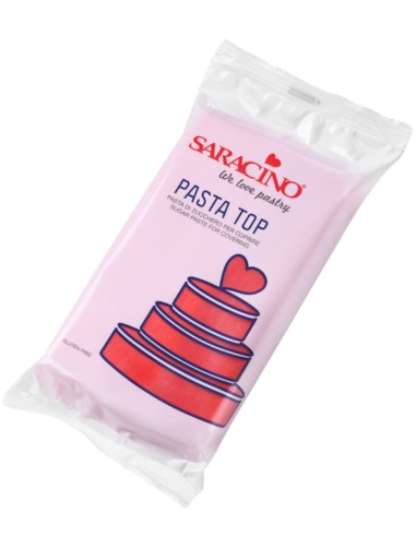 PASTA DI ZUCCHERO TOP SARACINO ROSSA 250 GR