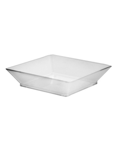 VASSOIO PICCOLO TRASPARENTE FINGER FOOD 65X65 MM 25 PZ