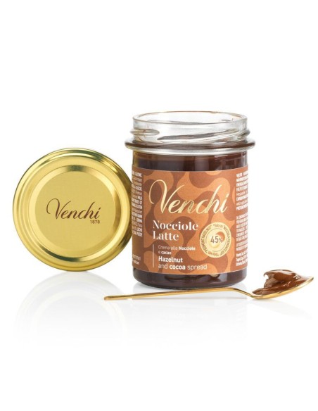 CREMA SPALMABILE VENCHI LATTE E NOCCIOLE 200 GR