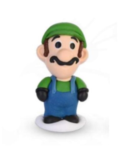 SOGGETTO IN ZUCCHERO LUIGI SUPER MARIO 1 PZ 5,5 CM