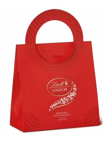 CIOCCOLATINI LINDOR AL LATTE IN SCATOLA BAG 190 GR