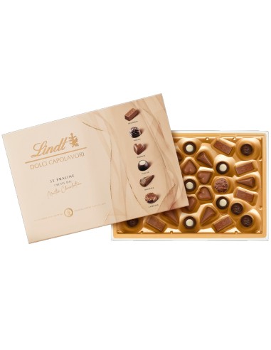 CIOCCOLATINI IN SCATOLA LINDT DOLCI CAPOLAVORI 337 GR