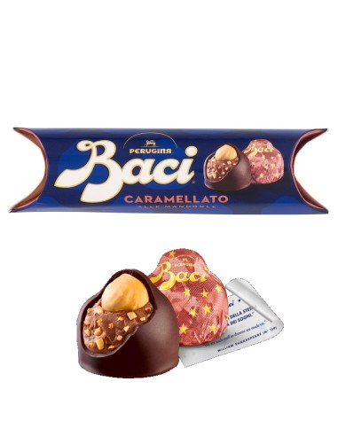 BACI PERUGINA CARAMELLATO ALLE MANDORLE TUBO 37,5 GR