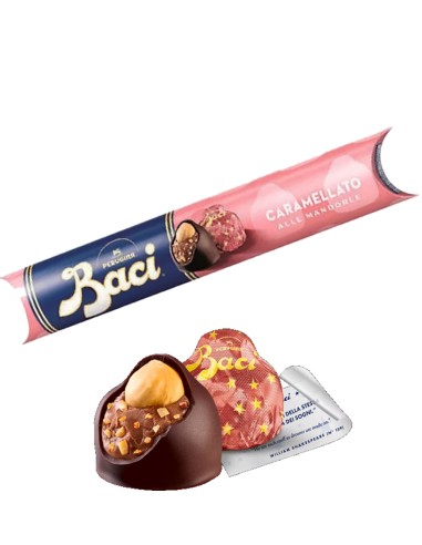 BACI PERUGINA CARAMELLATO ALLE MANDORLE TUBO 87,5 GR