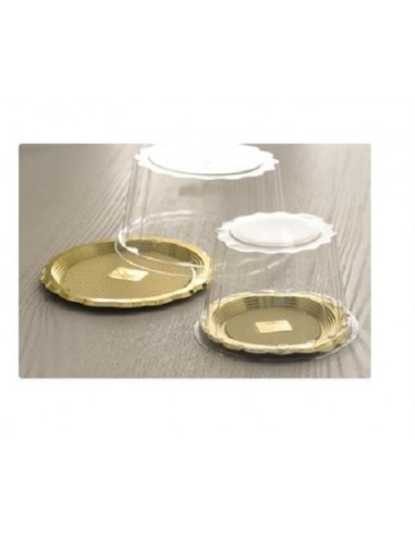 VASSOIO MEDORO CON COPERCHIO IN PLASTICA 18CM