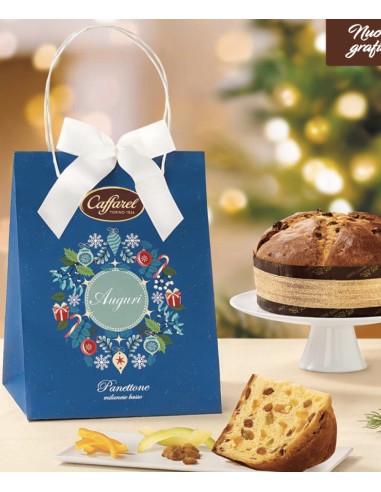 PANETTONE CAFFAREL MILANESE BASSO IN BORSINA 1 KG