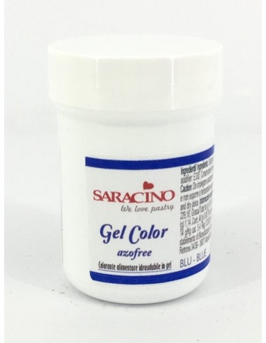 COLORANTE SARACINO IN GEL IDROSOLUBILE BLU 30 GR