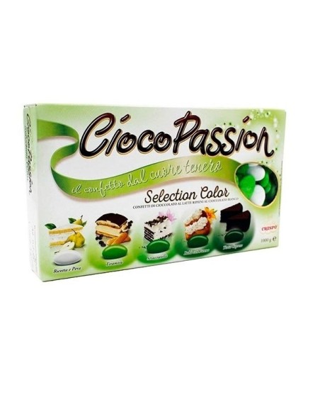 CONFETTI CIOCOPASSION SELECTION SFUMATI VERDE VARI GUSTI 1KG