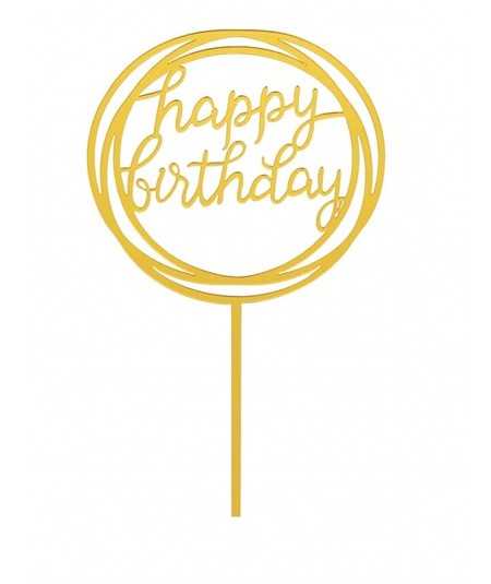 CAKE TOPPER IN PLEXIGLASS A SPECCHIO TANTI AUGURI CON PALLONCINI