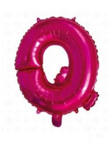 PALLONCINO LETTERA Q FUCSIA 43 CM DA GONFIARE AD ARIA