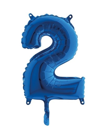 PALLONCINO NUMERATO BLU N 2 CM 36