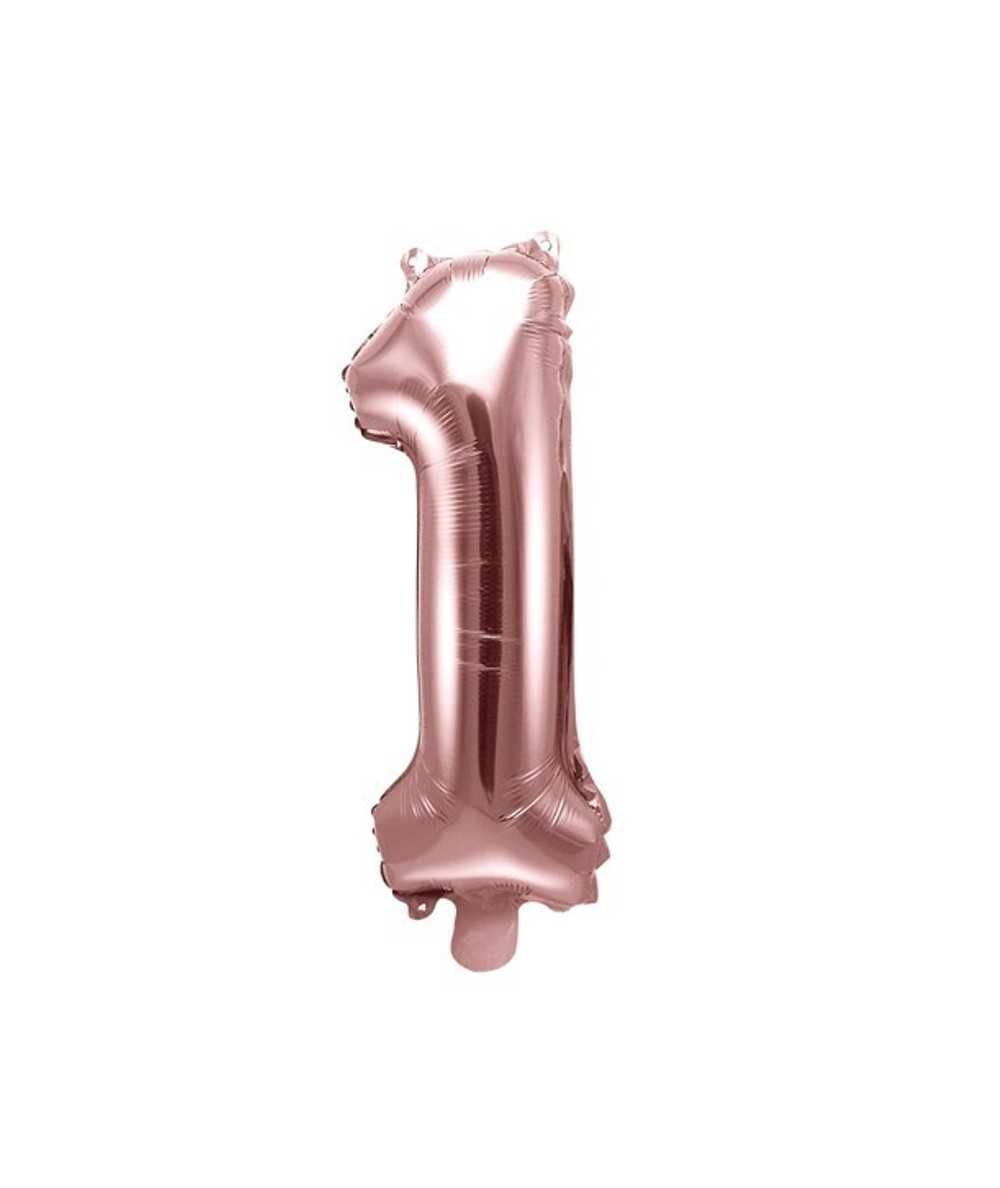 PALLONCINO NUMERATO ROSA GOLD N 1 CM 36