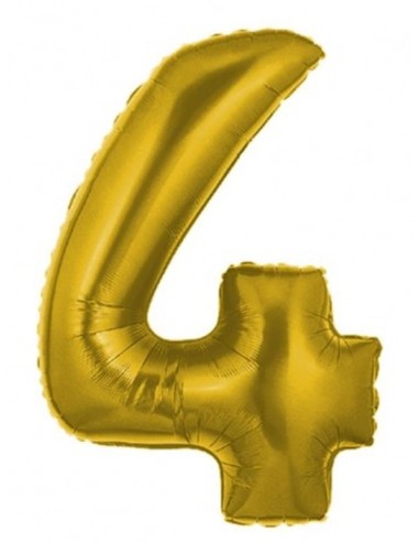 PALLONCINO ORO NUMERO 4 101 CM