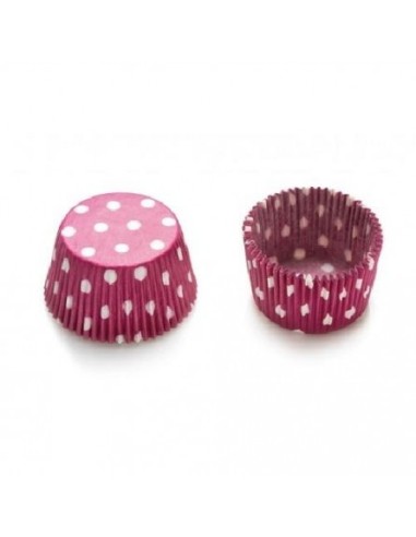 PIROTTINI MUFFIN POIS FUCSIA 75PZ 5X3,2CM