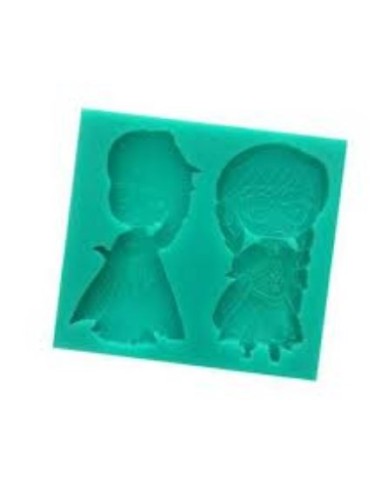 STAMPINO IN SILICONE ELSA FROZEN 3D