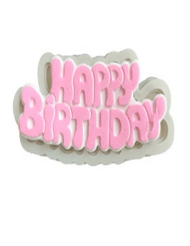 STAMPINO IN SILICONE HAPPY BIRTHDAY 12 CM