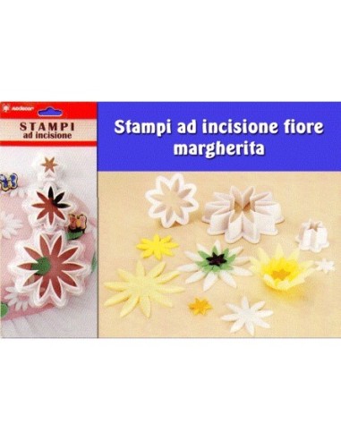 STAMPO AD INCISIONE FIORE MARGHERITA