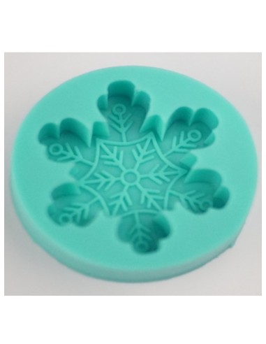 STAMPO IN SILICONE CRISTALLO DI NEVE 6 CM