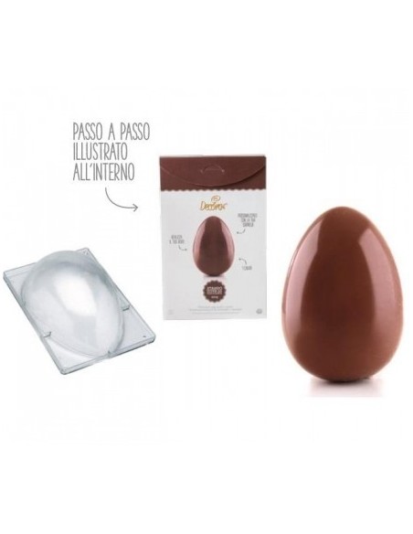 STAMPO UOVO DECORA IN POLICARBONATO 1 CAVITA' 1 KG