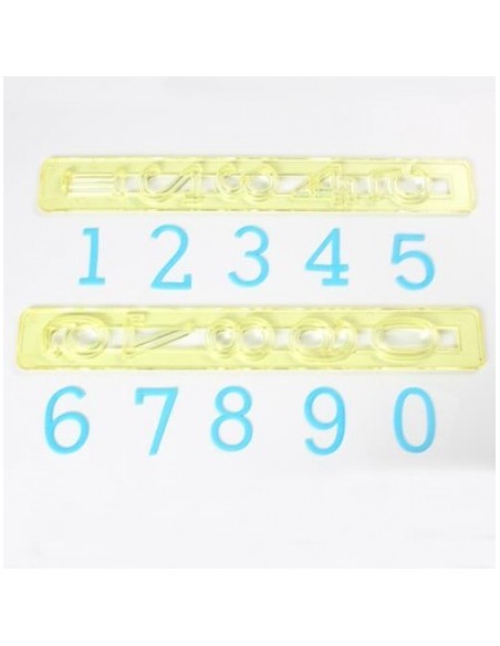 TAGLIAPASTA IN PLASTICA NUMERI GRANDI 30MM